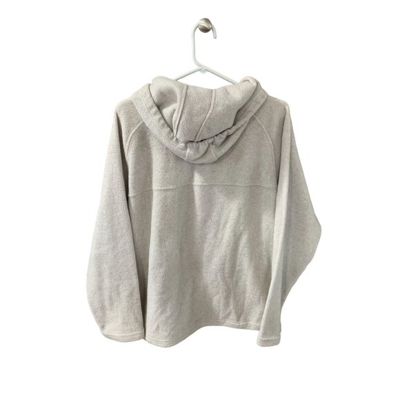 Tek Gear Mens Size Medium Tan Beige Long Sleeve Fleece Pullover Hoodie Jacket Ka - Picture 2 of 3